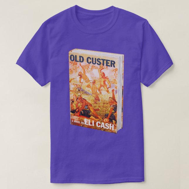 T-shirt Vieux Custer Par Eli Cash (Design devant)