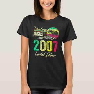 T-shirt Vieux de 15 ans Août 2007  15e anniversaire