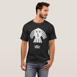 T-shirt Vieux Dieu de Viking des norses d'Ullr de la