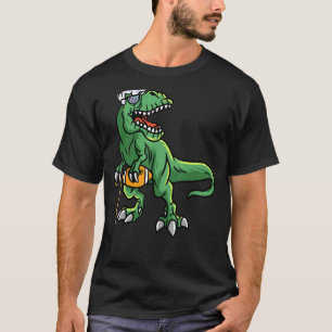 T-shirt Vieux Dinosaure Jouer Football Sports Hobby Hommes