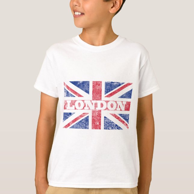 T-shirt Vieux drapeau de Londres (Devant)