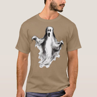 T-shirt Vieux Fantômes d'Halloween (7)