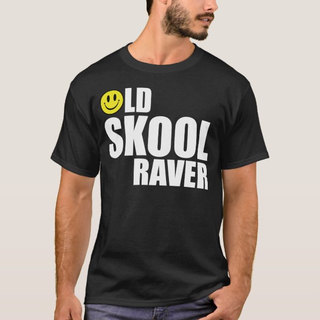 T-shirt Vieux fêtard 2 de Skool (Devant)