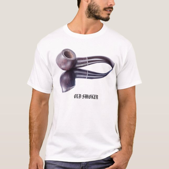 T-SHIRT VIEUX FUMEUR (Devant)