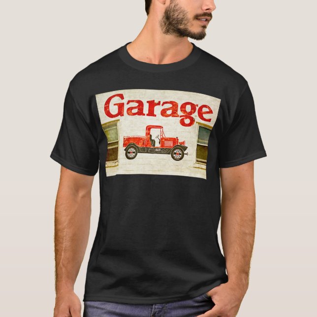 T-shirt Vieux garage (Devant)