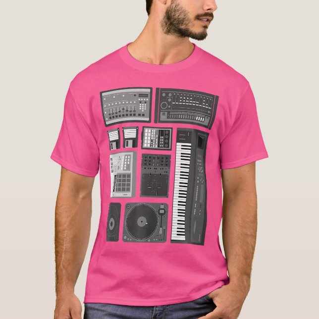 T-shirt Vieux Hip hop de l'école Rap Musique Beat Maker (Devant)