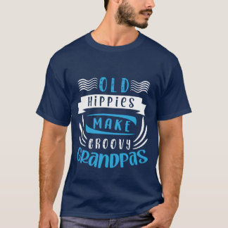 T-shirt Vieux hippies amusants Grandpas super