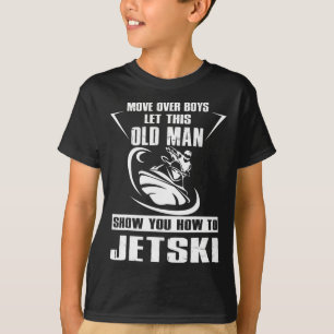T-shirt Vieux Homme Comment Jetski Cool Funny Jet-ski Jet 