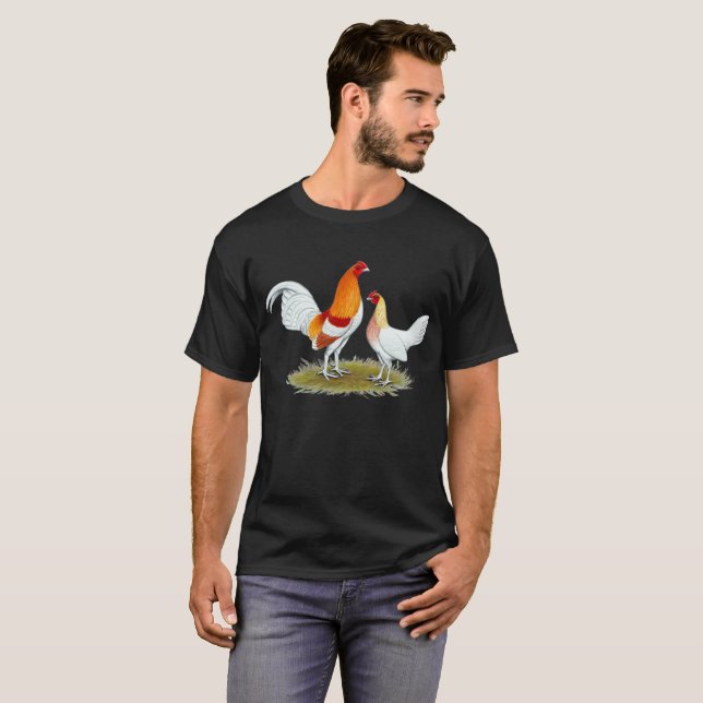 T-shirt Vieux jeu anglais Bantam :  Pyle rouge (Devant entier)