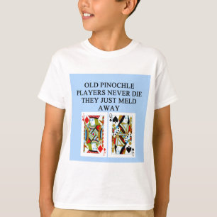 T-shirt vieux joueur de pinochle