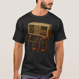 T-shirt Vieux Joueur Drôle Jeux Rétro 80s 90s Jeu Vidéo Ol