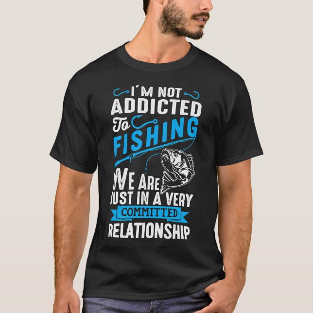 T-shirt Vieux leurre de pêche (Devant)