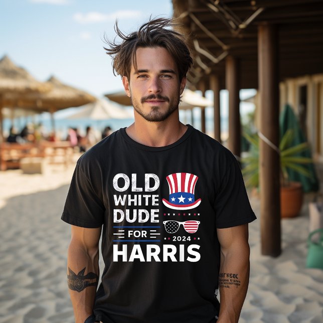 T-shirt Vieux Mecs Blancs Pour L'Élection De Kamala Harris (Créateur téléchargé)