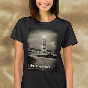 T-shirt Vieux phare la nuit de la tempête