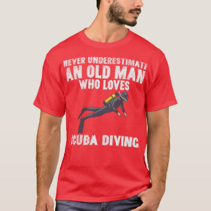 T-shirt Vieux plongeur plongée 4