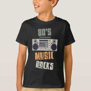 T-shirt Vieux Rock Music Party des années 80 Vintage Cass