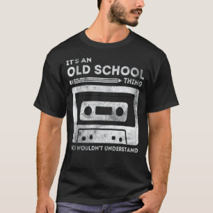 T-shirt Vieux Scolaire 80s Cassette Tape Pcrayon Fixer