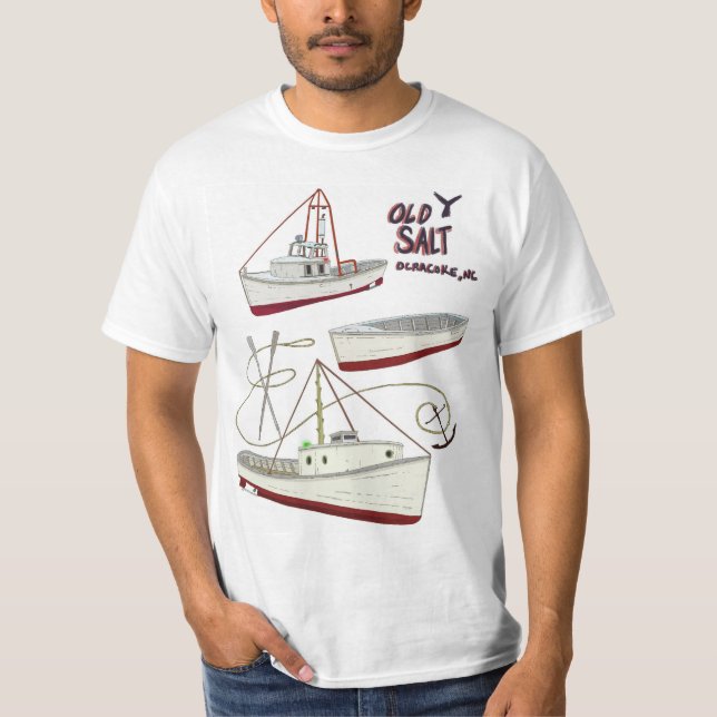 T-shirt Vieux sel (Devant)