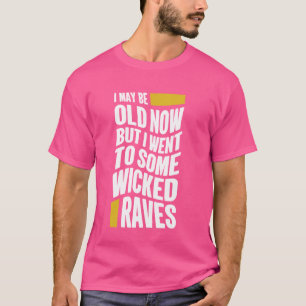 T-shirt Vieux Skool Raver, Rave, Rave, Fête Libre, Festiva