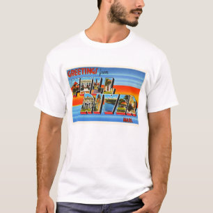 T-shirt Vieux souvenir de voyage de Fall River le