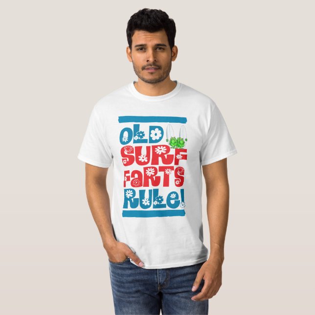 T-shirt Vieux Surfs (Devant entier)