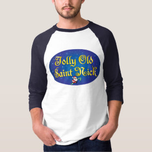 T-shirt Vieux sweatshirt gai de vacances de St Nick