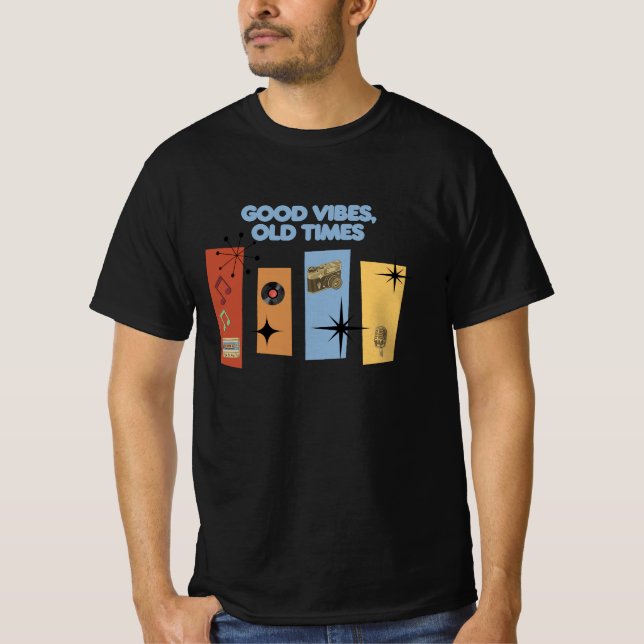 T-shirt Vieux temps rétro (Devant)