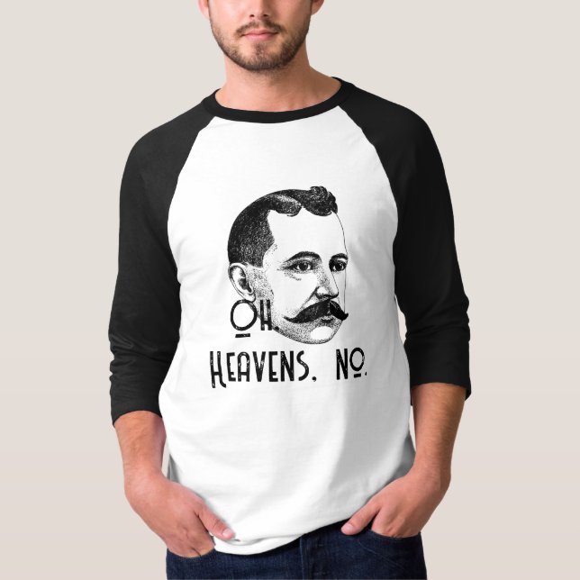 T-shirt Vieux Timey Gentleman Raglan Shirt (Devant)