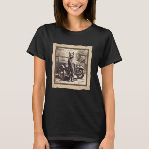 T-shirt Vieux Tom Chat Véhicule Vintage Voiture automobile