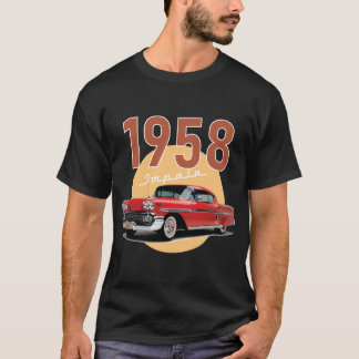 T-shirt Vieux véhicule Chevrolet Impala 1958