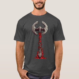 T-shirt Vieux Viking Battle Ax