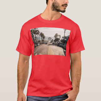 T-shirt View of the Manhattan Beach Pier as seen from down