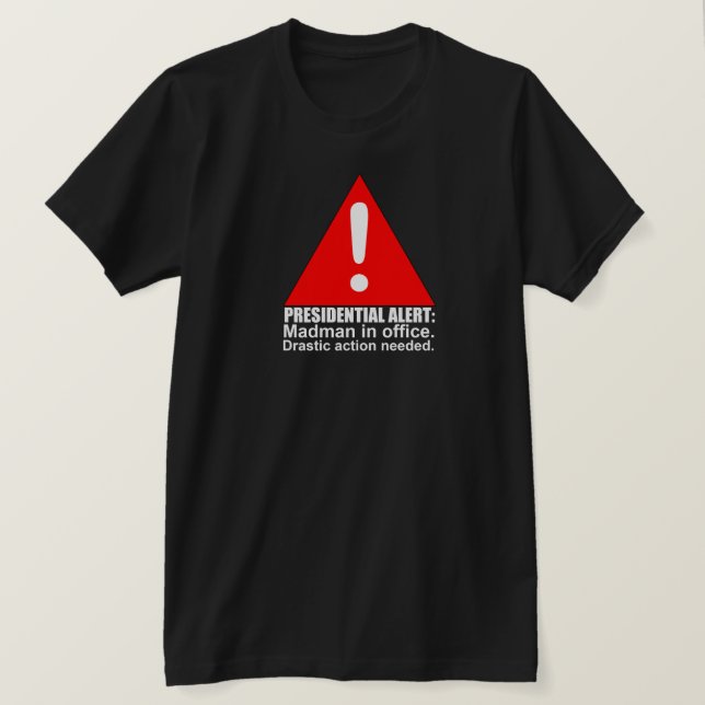 T-shirt vigilant présidentiel (Design devant)