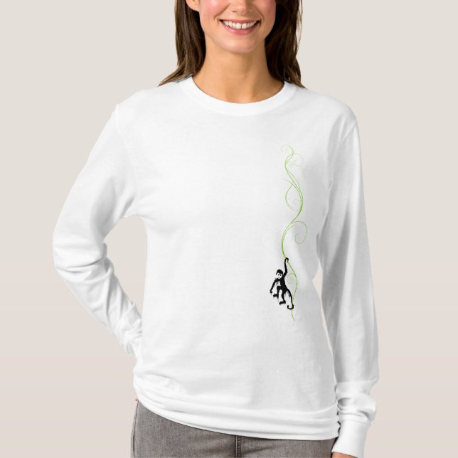 T-shirt vigne singe (Devant)
