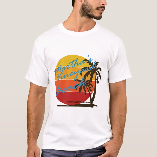 T-shirt Vignoble d'été Martha - Massachusetts (Devant)