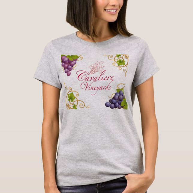 T-shirt Vignobles Cavaliere (Devant)