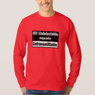 T-shirt VIH non détectable égale VIH non transmettable