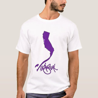 T-shirt Vikareal la Californie (violette)