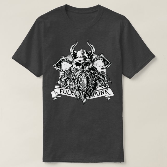 T-shirt Viking à poils 2 (Design devant)