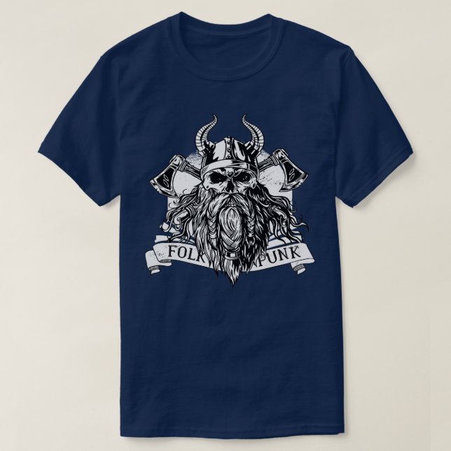 T-shirt Viking avec casque (Design devant)
