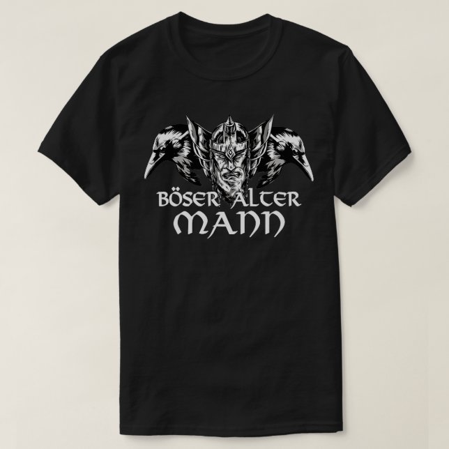 T-shirt Viking avec dire I Mens Malin Alter Man I Viking (Design devant)