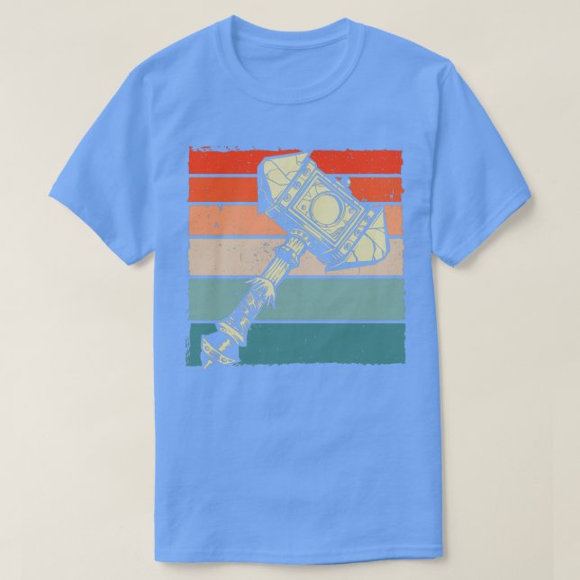 T-shirt Viking ax vintage (Design devant)