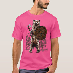 T-shirt Viking Bear Warrior Odin Berserker Vikings Norse M