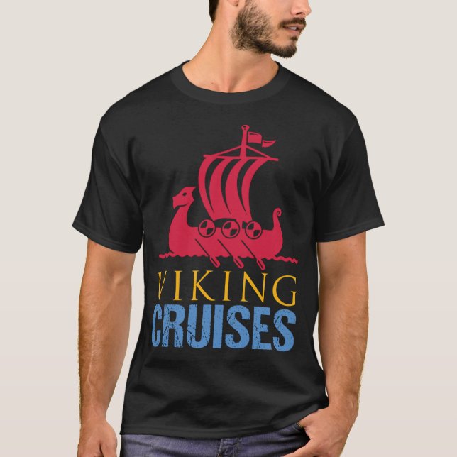 T-shirt Viking cruises vintage (Devant)