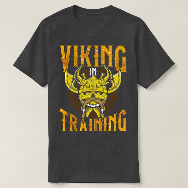 T-shirt Viking Dans L'Entraînement Vikings (Design devant)