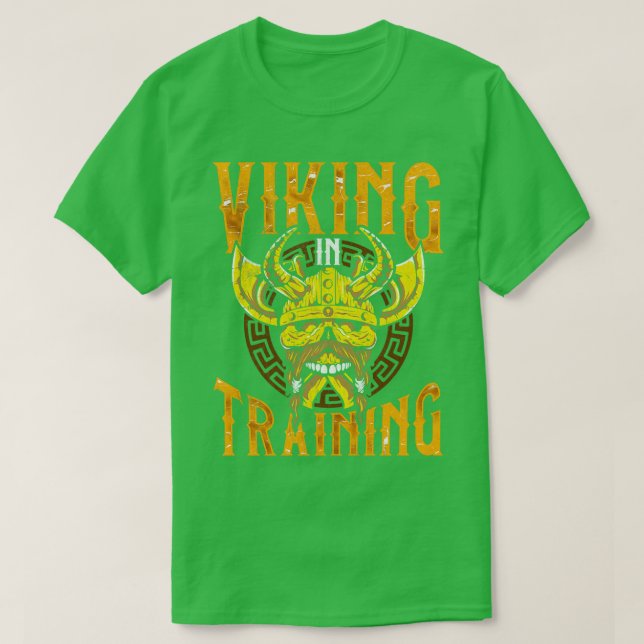 T-shirt Viking Dans L'Entraînement Vikings (Design devant)