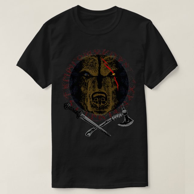 T-shirt Viking de Berserker (Design devant)
