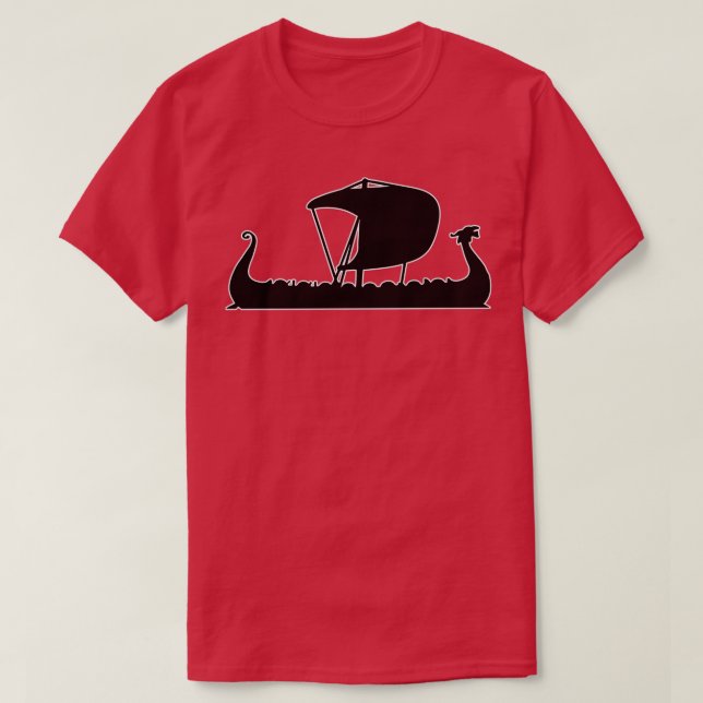 T-shirt viking drakkar (Design devant)