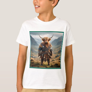 T-shirt Viking Highland Cow,