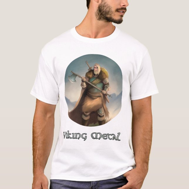 T-shirt Viking Metal (Devant)